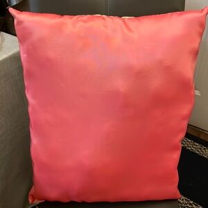Oriental Satin Pillow with Satin solid color back